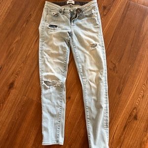 Paige light wash jeans